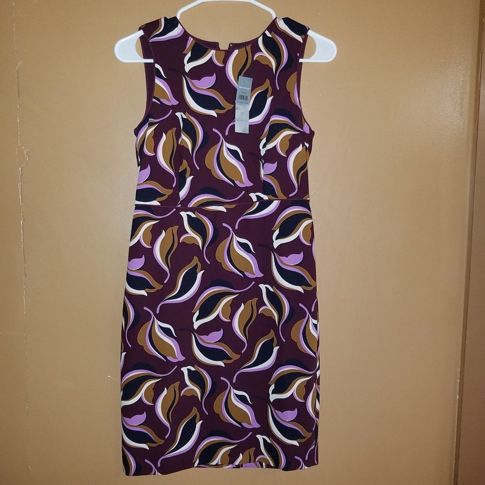 $139 ANN TAYLOR MULTI COLOR SLEEVE LESS DRESS NWT
